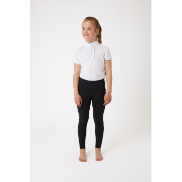Legging à fond intégral Gillian pour enfant Horze Noir Legging à fond intégral Gillian pour enfant Horze Noir