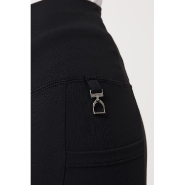 Legging à fond intégral Gillian pour enfant Horze Noir Legging à fond intégral Gillian pour enfant Horze Noir