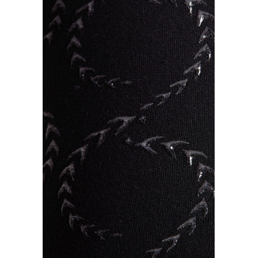 Legging à fond intégral Gillian pour enfant Horze Noir Legging à fond intégral Gillian pour enfant Horze Noir