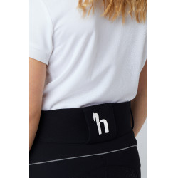 Pantalon d'équitation fond de peau Enfant Horze Aubrey Bleu marine foncé Pantalon d'équitation fond de peau Enfant Horze Aubrey Bleu marine foncé