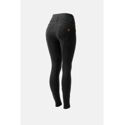 Pantalon d'équitation taille haute Tara silicone fond intégral femme Horze Noir Pantalon d'équitation taille haute Tara silicone fond intégral femme Horze Noir