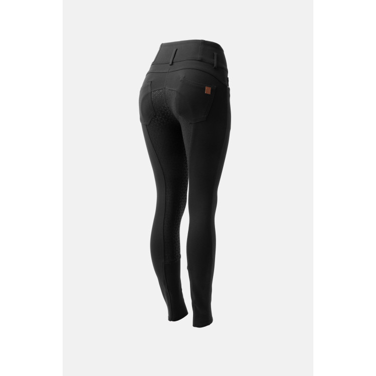Pantalon d'équitation taille haute Tara silicone fond intégral femme Horze Pantalon d'équitation taille haute Tara silicone fond intégral femme Horze