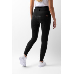 Pantalon d'équitation taille haute Tara silicone fond intégral femme Horze Noir Pantalon d'équitation taille haute Tara silicone fond intégral femme Horze Noir