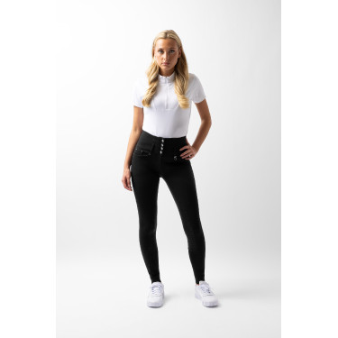 Pantalon d'équitation taille haute Tara silicone fond intégral femme Horze Pantalon d'équitation taille haute Tara silicone fond intégral femme Horze