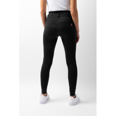 Pantalon d'équitation taille haute Tara silicone fond intégral femme Horze Pantalon d'équitation taille haute Tara silicone fond intégral femme Horze
