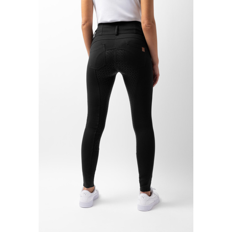 Pantalon d'équitation taille haute Tara silicone fond intégral femme Horze Pantalon d'équitation taille haute Tara silicone fond intégral femme Horze