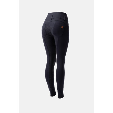 Pantalon d'équitation taille haute Tara silicone fond intégral femme Horze Pantalon d'équitation taille haute Tara silicone fond intégral femme Horze