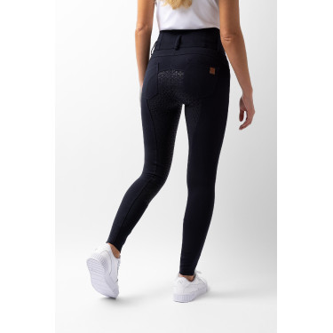 Pantalon d'équitation taille haute Tara silicone fond intégral femme Horze Pantalon d'équitation taille haute Tara silicone fond intégral femme Horze