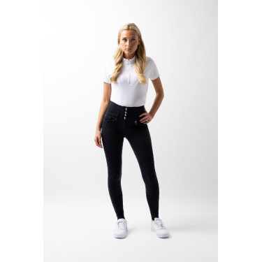 Pantalon d'équitation taille haute Tara silicone fond intégral femme Horze Pantalon d'équitation taille haute Tara silicone fond intégral femme Horze
