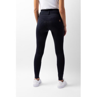 Pantalon d'équitation taille haute Tara silicone fond intégral femme Horze Pantalon d'équitation taille haute Tara silicone fond intégral femme Horze