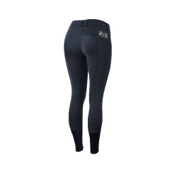 Pantalon d'équitation Meghan fond intégral grip silicone femme B Vertigo Bleu marine foncé Pantalon d'équitation Meghan fond intégral grip silicone femme B Vertigo Bleu marine foncé