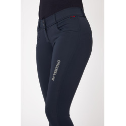 Pantalon d'équitation Meghan fond intégral grip silicone femme B Vertigo Bleu marine foncé Pantalon d'équitation Meghan fond intégral grip silicone femme B Vertigo Bleu marine foncé