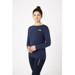 Tee-shirt manches longues Daniele femme B Vertigo Bleu marine foncé