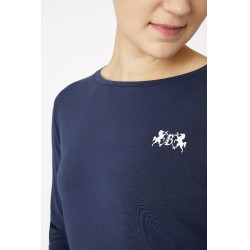 Tee-shirt manches longues Daniele femme B Vertigo Bleu marine foncé