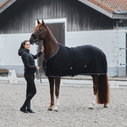 Licol Kiel avec matelassage en polaire Horze Noir Licol Kiel avec matelassage en polaire Horze Noir