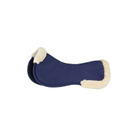 Amortisseur en mousse à mémoire de forme avec fausse fourrure Horze Bleu foncé Amortisseur en mousse à mémoire de forme avec fausse fourrure Horze Bleu foncé