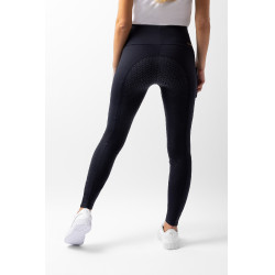 Legging Horze Mathilde fond silicone femme Bleu marine foncé