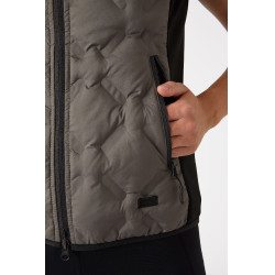 Doudoune sans manches d'équitation Horze Shelly femme Marron morille