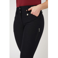 Pantalon d'équitation fond intégral Grip Horze Grand Prix Pro femme Marine foncé Bleu Pantalon d'équitation fond intégral Grip Horze Grand Prix Pro femme Marine foncé Bleu