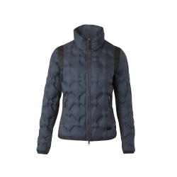 Veste d'équitation doudoune Horze Shelly femme Marine foncé Bleu