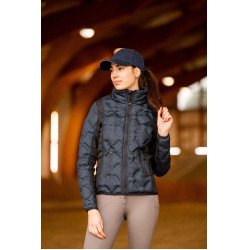 Veste d'équitation doudoune Horze Shelly femme Marine foncé Bleu