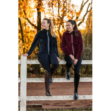 Veste d'équitation polaire rayée Horze Della femme Veste d'équitation polaire rayée Horze Della femme