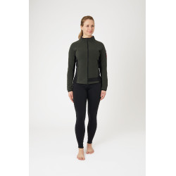 Veste d'équitation polaire stretch B Vertigo Cleo femme Vert lierre Veste d'équitation polaire stretch B Vertigo Cleo femme Vert lierre