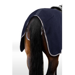 Couvre-reins laine Augusta B Vertigo Bleu marine foncé Couvre-reins laine Augusta B Vertigo Bleu marine foncé