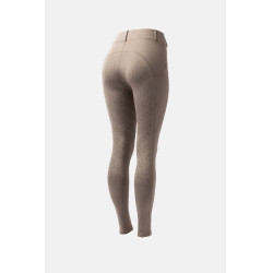Legging équitation à fond intégral Grip Horze Dea, femme Marron morille