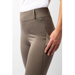 Legging équitation à fond intégral Grip Horze Dea, femme Marron morille