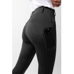 Legging fond intégral Grip Horze Dea femme Noir