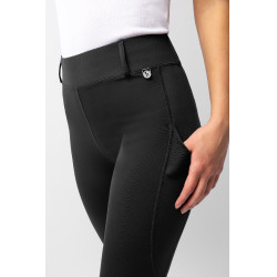 Legging fond intégral Grip Horze Dea femme Noir