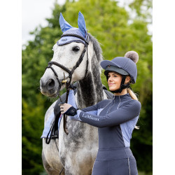 Bonnet anti-mouches LeMieux Esme Bleu corn Bonnet anti-mouches LeMieux Esme Bleu corn