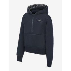 Sweat à capuche LeMieux demi-zippé Esme Young Rider Hettie Marine ancien modèle Bleu marine Sweat à capuche LeMieux demi-zippé Esme Young Rider Hettie Marine ancien modèle Bleu marine