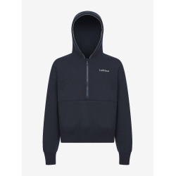 Sweat à capuche LeMieux demi-zippé Esme Young Rider Hettie Marine ancien modèle Bleu marine Sweat à capuche LeMieux demi-zippé Esme Young Rider Hettie Marine ancien modèle Bleu marine
