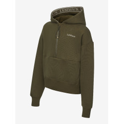 Sweat à capuche LeMieux demi-zippé Esme Young Rider Hettie Alpine Marron Sweat à capuche LeMieux demi-zippé Esme Young Rider Hettie Alpine Marron