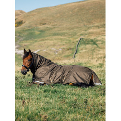 Couverture imperméable LeMieux Arika Ripstop 100g 600D Alpine Marron