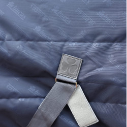 Couverture d'écurie Bucas Show-Line 150g SF Marine / gris Bleu