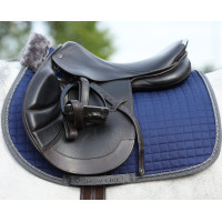 Tapis de selle Bucas Show-Line Jump AP Marine / gris