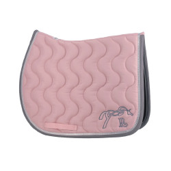 Tapis de selle Pénélope Classique Rose clair / gris Tapis de selle Pénélope Classique Rose clair / gris