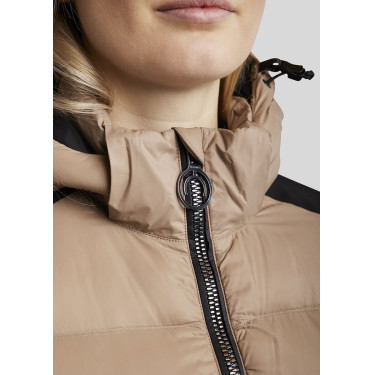 Blouson Montar MoAthena raffinée femme Latté Marron