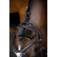 Bridon Montar Monarch cuir tanné de manière organique Marron