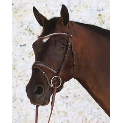 Bridon Montar Normandie Deluxe cuir tanné Marron