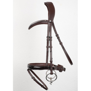 Bridon Montar Normandie Deluxe cuir tanné Marron