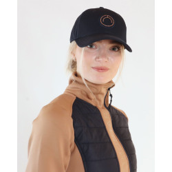 Casquette Montar Logo Noir / beige