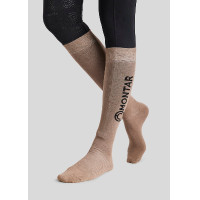 Chaussettes Montar logo Latté Marron