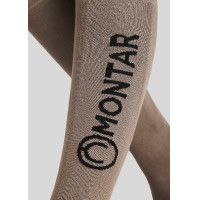 Chaussettes Montar logo Latté Marron