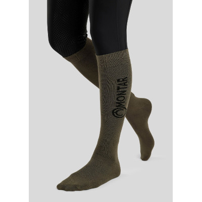 Chaussettes Montar logo Vert