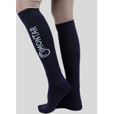 Chaussettes Montar Logo bamboo Marine Chaussettes Montar Logo bamboo Marine