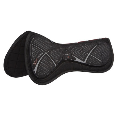 Amortisseur LeMieux X-Grip Silicone Half Pad Noir